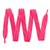 neon pink / white