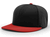 black / red