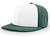 white panel / d. green