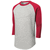 athletic grey / red