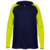 navy / safety yellow