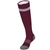 maroon / white