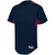 navy / scarlet