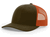 dark loden / orange