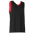 black / red