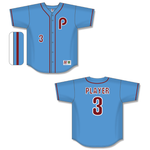 Phillies HG400-PHI Vintage Full Button Baseball Jerseys
