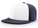 Richardson PTS40T-NVY Dryve Flex-Fit Baseball Cap - Closeout (White / Navy lot of 24)