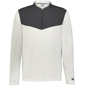 Russell R03GKM Sideline Grid 1/4 Zip Pullover