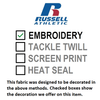 Russell R03GKM Sideline Grid 1/4 Zip Pullover