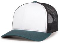 white panel - light charcoal / dark teal