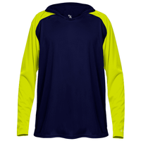 navy / safety yellow