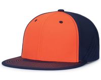 orange panel / navy