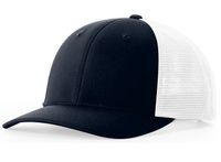 midnight blue / white