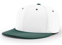 white / dark green