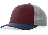 red mahogany - grey / insignia blue