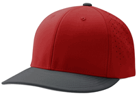 scarlet red / black