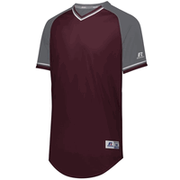 maroon / steel