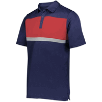 navy / scarlet