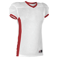 white / red