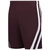 maroon / white