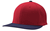 scarlet red / navy