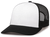 white panel / black