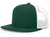 dark green / white