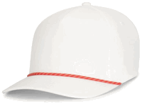 white - red / gold