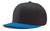 black / royal