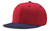scarlet / navy