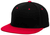 black / red