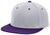 silver / purple
