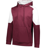 maroon / white