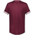 maroon / white