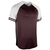 maroon - white / white