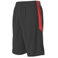 black / red