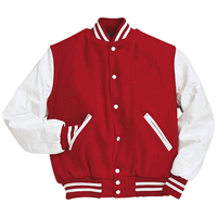 scarlet / white 408