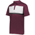 maroon / white