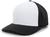 white panel / black