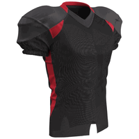 black / red