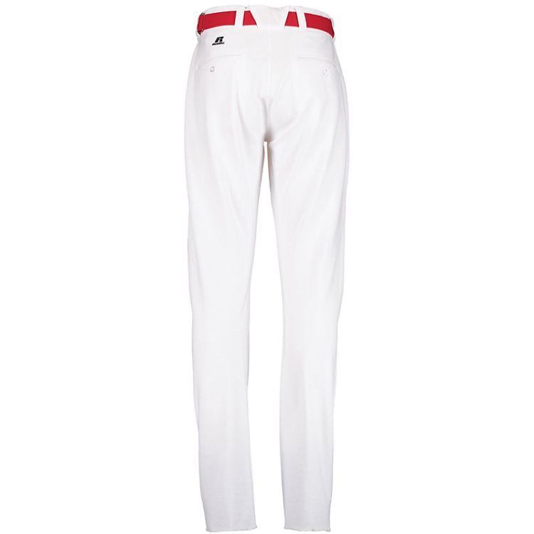 Russell Unhemmed Baseball Pants Long Inseams Add Piping 33347M