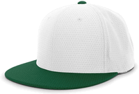 white / dark green