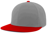silver / red