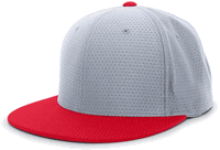 silver / red