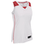 white / red