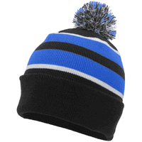 black / royal / white