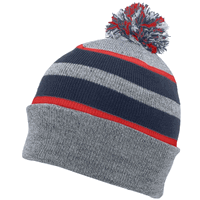 heather / navy / red