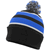 black / royal / white