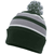 dark green / silver / white