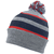 heather / navy / red